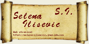 Selena Ilišević vizit kartica